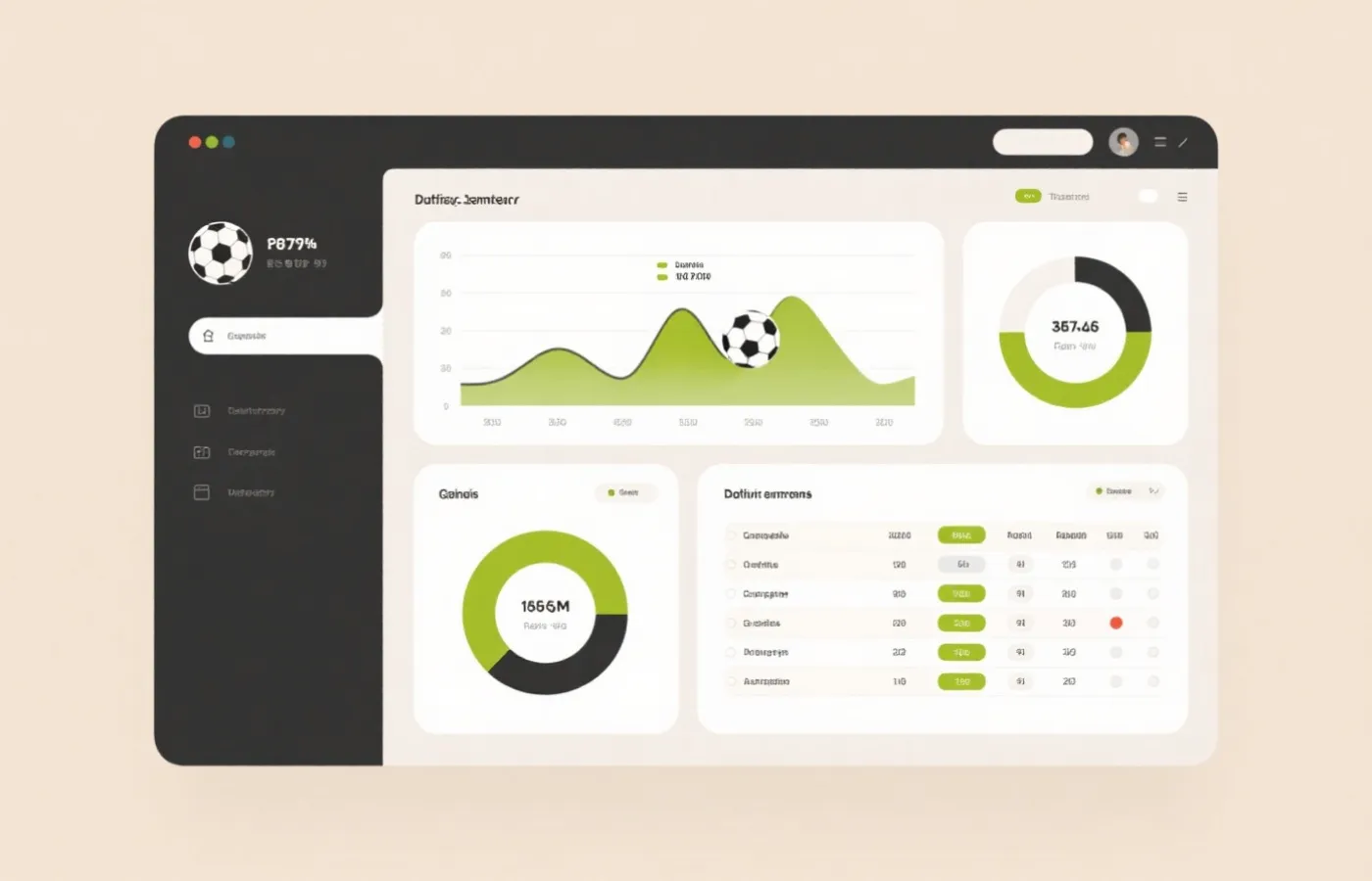 世界杯数据统计与排行榜可视化示意图